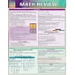 QuickStudy Math Review Nonmagnetic Charts, 8.5" x 11", 4/Pack (9781423230304)