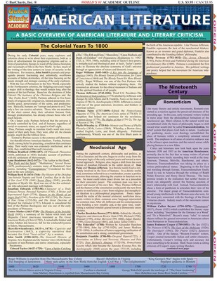 BarCharts, Inc. QuickStudy® Literature Reference Set (9781423230342)