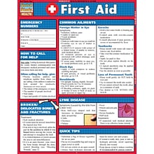 QuickStudy Laminated First Aid & CPR Reference Set , 8.5 x 11 (9781423227595)