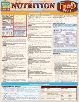 BarCharts, Inc. QuickStudy® Anatomy & Nutritions Easel Reference Set (9781423230502)