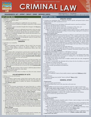 BarCharts, Inc. QuickStudy® Law Reference Set, Part 1 (9781423230441)