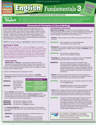 BarCharts, Inc. - QuickStudy® 6th-7th Grade Fundamentals Reference Set