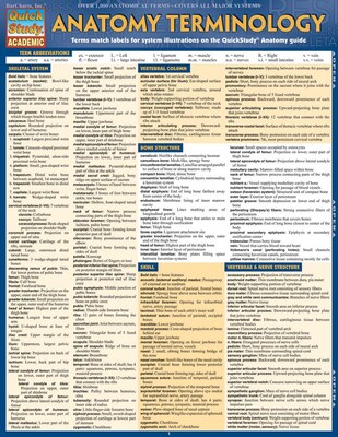 BarCharts, Inc. QuickStudy® Medical Terminology Reference Easel Reference Set (9781423230526)