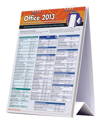 BarCharts, Inc. QuickStudy® Microsoft Office 2013 Easel Reference Set (9781423230533)