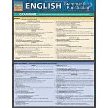 BarCharts, Inc. - QuickStudy® English Language Reference Set