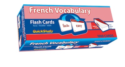 BarCharts, Inc. QuickStudy® French Flashcard & Reference Set (9781423230670)