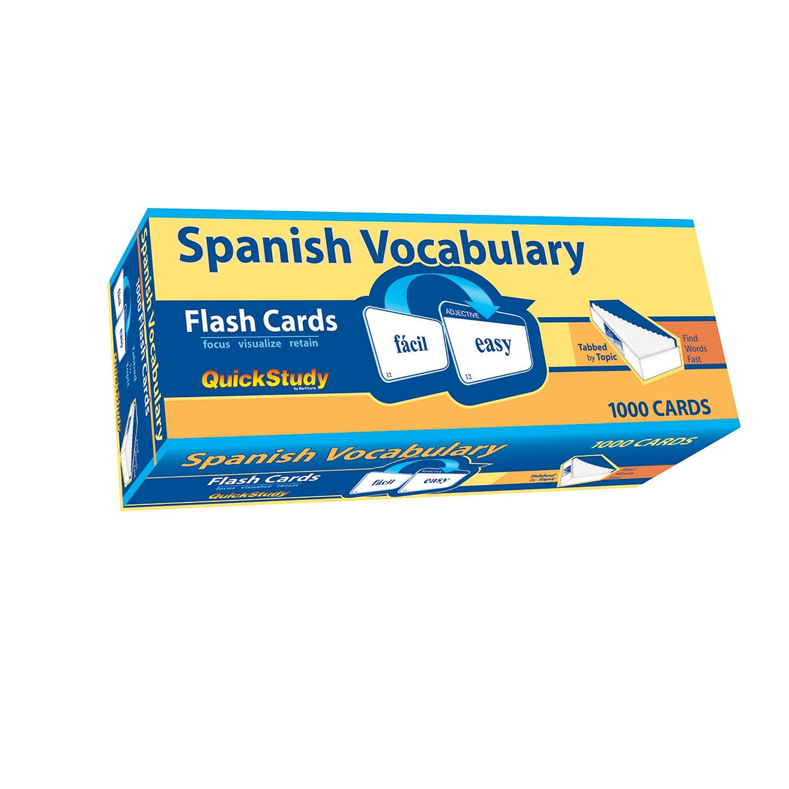 BarCharts, Inc. QuickStudy® Spanish Lang. Flashcard & Reference Set (9781423230687)