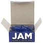 JAM Paper® Colorful Butterfly Paper Clips, Dark Blue Paperclips, 15/Pack (332BYBU)