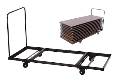 Correll® Flat Stacking Table Truck; 12-16 Rectangular Table Capacity Up To 72" Long