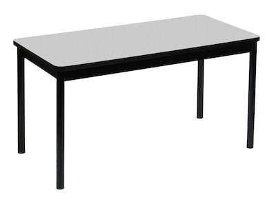 Correll High-Pressure Laminate Top Lab Rectangular Science Table, 36 x 24, Black (LT2448-15)