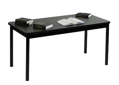 Correll 72 Rectangular Training Table, Black Granite (LR3672-07)
