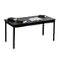 Correll 72'' Rectangular Training Table, Black Granite (LR3672-07)