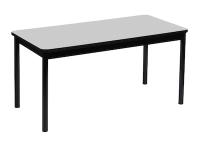 Correll 48 Rectangular Training Table, Gray Granite (LR2448-15)
