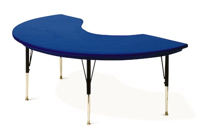 Correll® Blue Kidney-Shaped Table