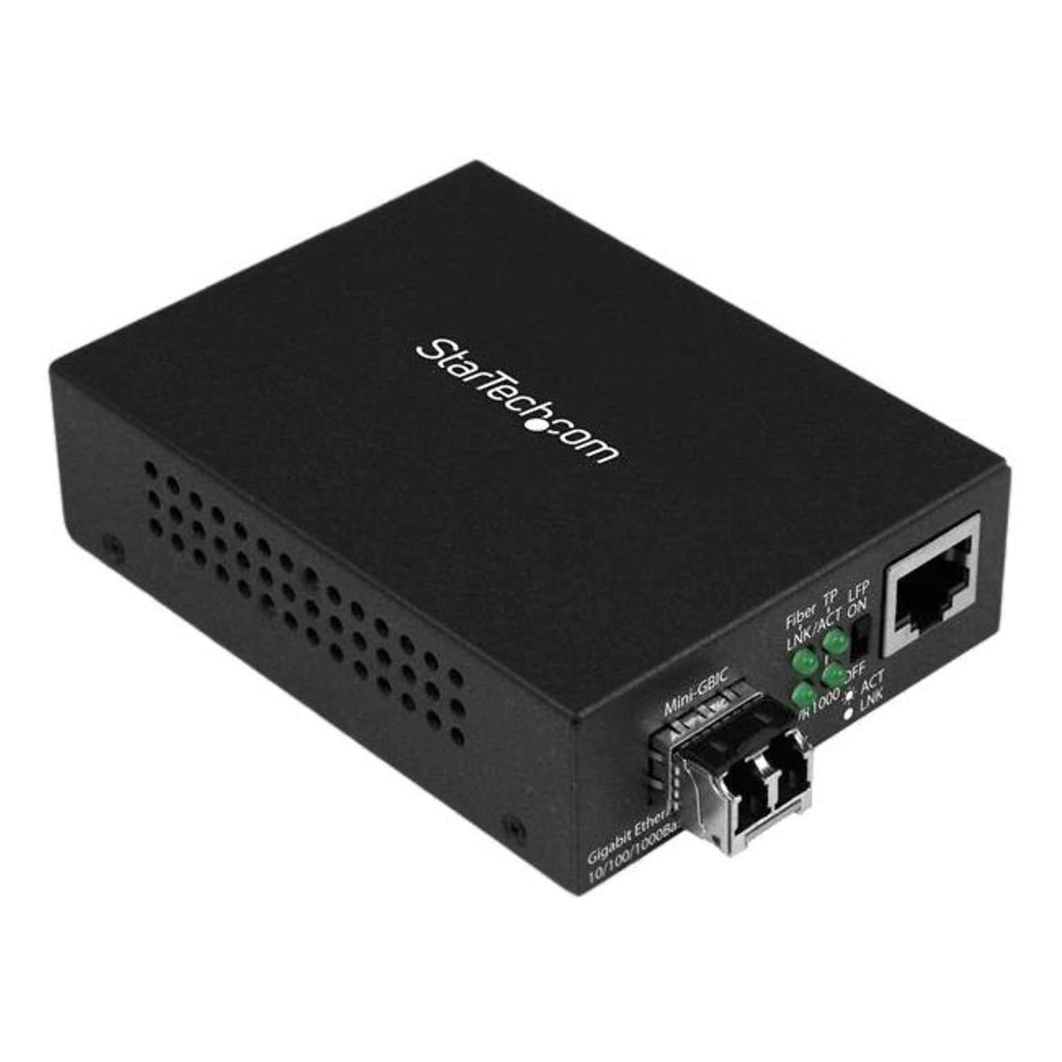 StarTech MCM1110MMLC Brown 1 Gbps Gigabit Ethernet Fiber Media Converter