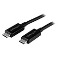 StarTech 3.3 USB 3.1 C Male to Male Cable, Black (USB31CC1M)