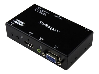 StarTech VS221VGA2HD HDMI/VGA to HDMI Converter Switch for Computer