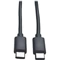 Tripp Lite U040-006-C 6 USB-C Male to USB-C Male Hi-Speed Cable, Black
