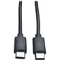 Tripp Lite 6' Type-B USB /Type-C USB Male/Male Hi-Speed Cable; Black (U040-006-C)