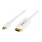 StarTech 6 Mini DisplayPort Male to HDMI Male Converter Cable, White