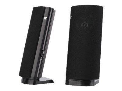 V7® SP2000 USB Powered Stereo 2.0 PC Speaker; Black