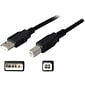 AddOn  6' USB 2.0 Type A to USB 3.0 Type B Extension Cable; Black