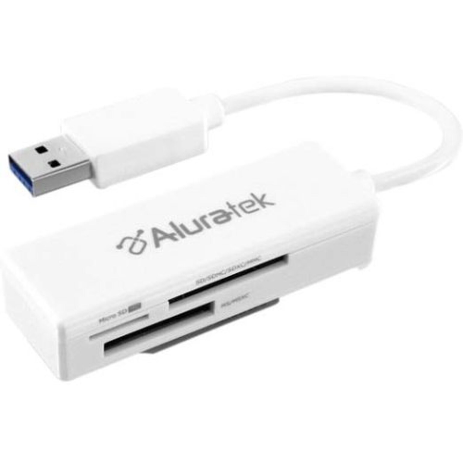 Aluratek AUCR300F USB 3.0 Multi-Media Card Reader For SDXC/SDHC/MicroSD/MS