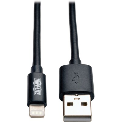 Tripp Lite 10 Lightning/USB Sync/Charge Cable for iPad; iPhone and iPod (M100-010-BK)