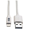 Tripp Lite 10 USB Sync/Charge Cable with Lightning Connector; White (M100-010-WH)