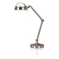 V-LIGHT CFL Pharmacy Style Desk Lamp, Brushed Nickel Finish (VS100510BNC)