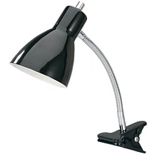 V-LIGHT CFL Gooseneck Style Clip Lamp, Black Finish (VS100504BC)