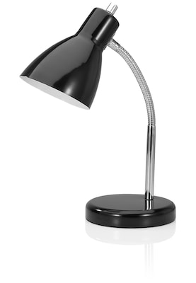 V-Light CFL Gooseneck Style Desk Lamp, Black (VS100503BC)