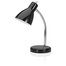 V-Light CFL Gooseneck Style Desk Lamp, Black (VS100503BC)