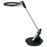 V-LIGHT LED Energy-Efficient Touch Diming Desk Lamp, Black and Silver Finish, (VSL494NC)