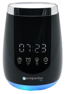 PureGuardian® SPA260 Deluxe Aromatherapy Essential Oil Diffuser with Touch Controls & Alarm Clock