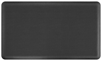 NewLife by GelPro Designer Comfort Standing Mat, Grasscloth Charcoal, 18 x 30