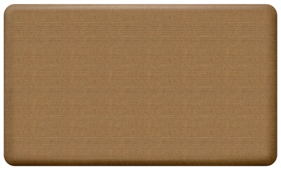 NewLife by GelPro Designer Comfort Standing Mat: Grasscloth Khaki : 18x30