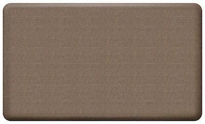 NewLife by GelPro Designer Comfort Standing Mat: Grasscloth Pecan : 18x30