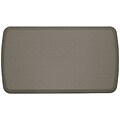 GelPro Elite Premiere Anti-Fatigue Comfort Mat: 20x36:Linen Granite Grey