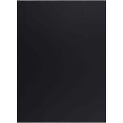 JAM Paper® Matte Cardstock, 8.5 x 11, 80lb Black Smooth, 50/pack (64429575)