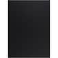 JAM Paper® Matte Cardstock, 8.5 x 11, 80lb Black Smooth, 50/pack (64429575)