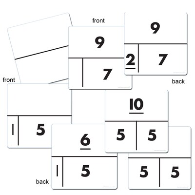 Essential Products® Part Whole Activity Cards, GR K-2, 5 x 5, 80 Double-Sided Cards (ELP626634)