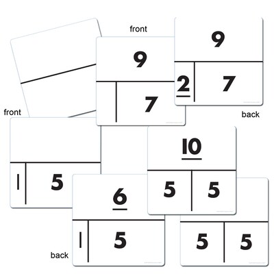 Essential Products® Part Whole Activity Cards, GR K-2, 5" x 5", 80 Double-Sided Cards (ELP626634)