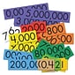 Essential Products® 10-Value Decimals to Whole Numbers Place Card Set, 4", 100 Cards (ELP626644)