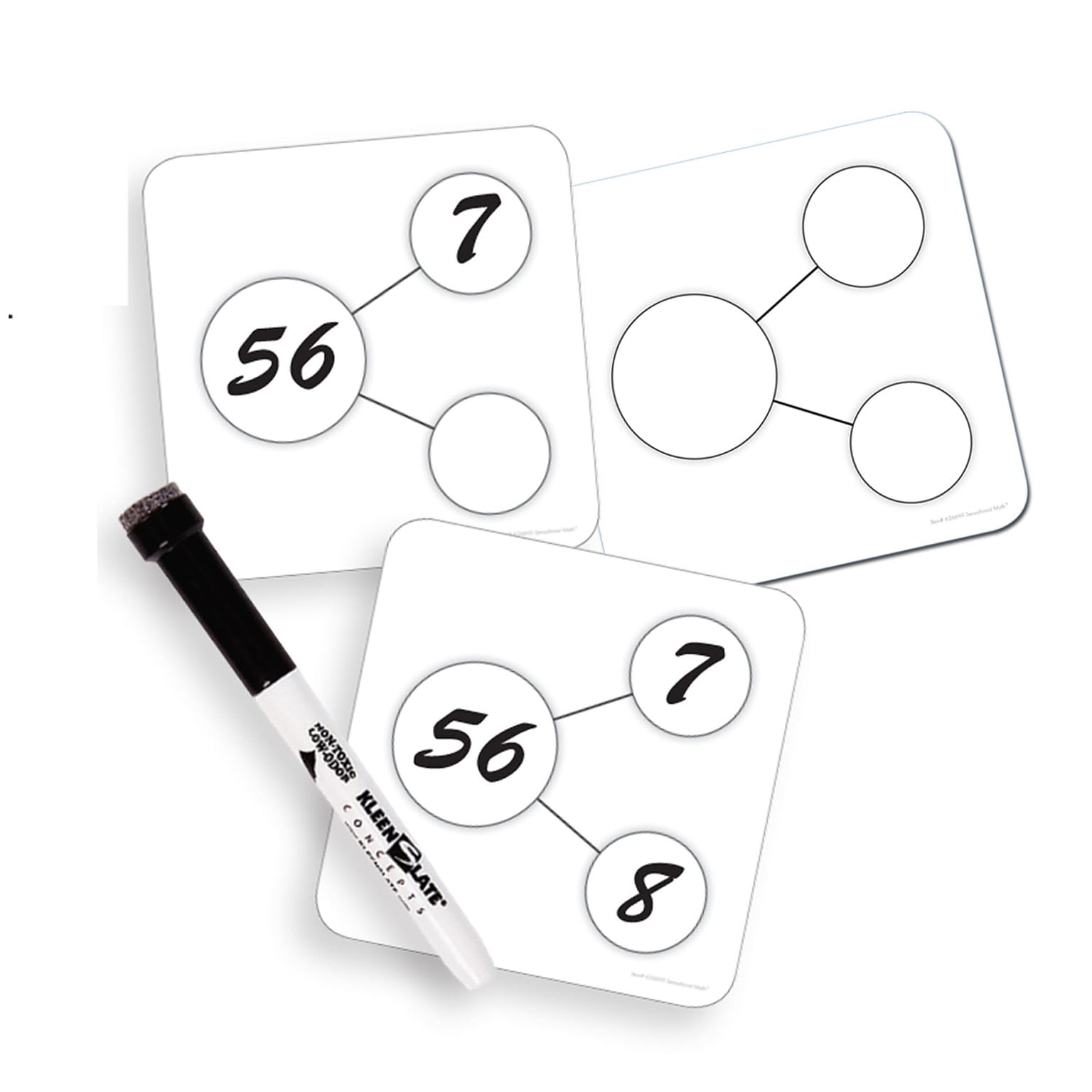 Sensational Math Write-On/Wipe-Off Number-Bonds Cards, Ages 5-11 (ELP626649)