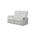 Monarch Specialties 50L White Reclining 2 Piece Loveseat ( I 85WH-2 )