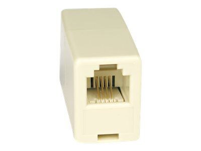 Tripp Lite P420-001 RJ-11 Female/Female Straight-Through Modular Inline Coupler; White