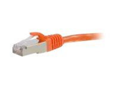 C2G 878 3 RJ-45 Male/Male Cat6 Snagless Shielded Ethernet Network Patch Cable, Orange