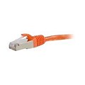 C2G 878 3 RJ-45 Male/Male Cat6 Snagless Shielded Ethernet Network Patch Cable, Orange