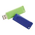 Verbatim ® Store n Go 32GB 480 Mbps Read and Write USB 3.0 Flash Drive; Blue/Green (99124)
